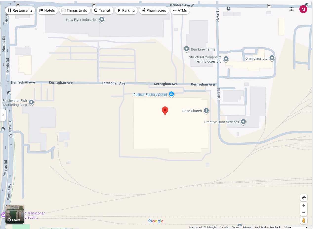 Map showing 630 Kernaghan Ave #73, Winnipeg